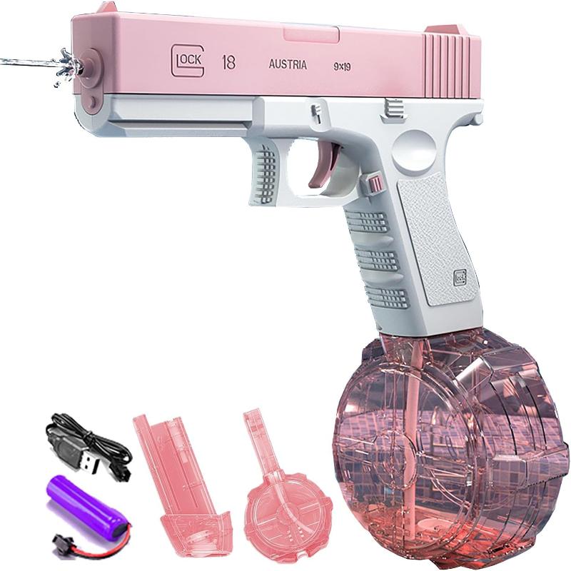 [HOT] Electric Water Gun Glock With Large Capacity Super Long Distance Shooting