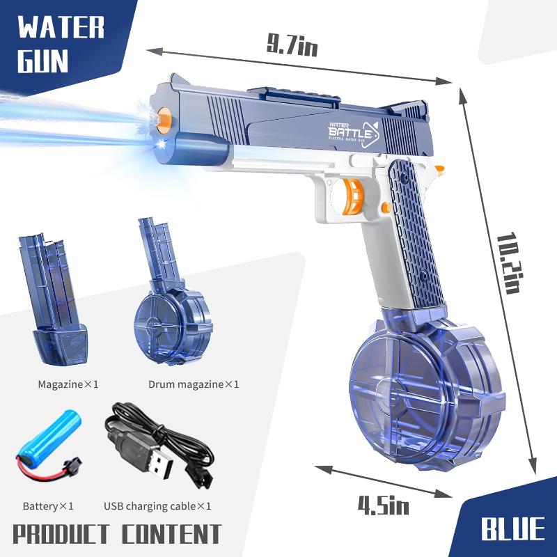 [HOT] Electric Water Gun Glock With Large Capacity Super Long Distance Shooting