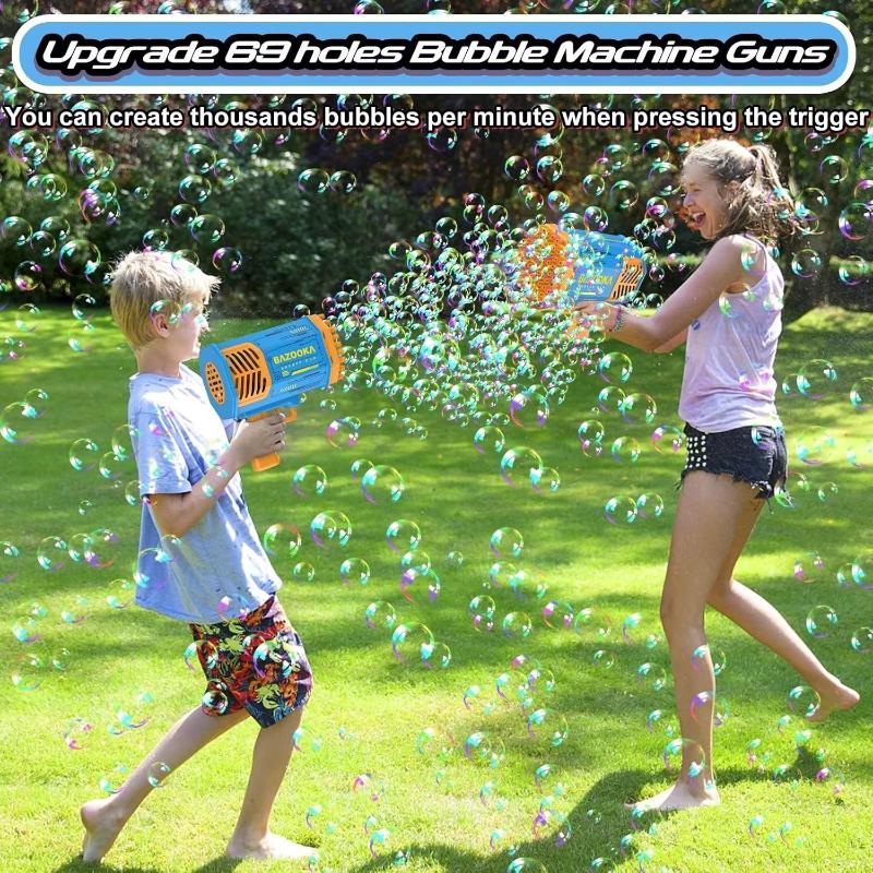 [HOT] Bubble Machine With Colorful Lights and Thousands Bubbles