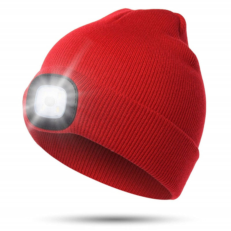 🔥[BUY 3 GET 1 FREE] Rechargeable LED Beanie Hat